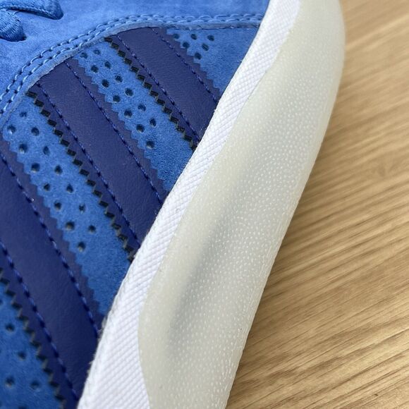 Adidas Skateboarding Tyshawn Jones Sky Blue Suede Size 5 H04934 Icy Soles - Picture 9 of 11